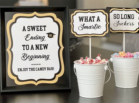 Graduation Candy Buffet Sign Printables