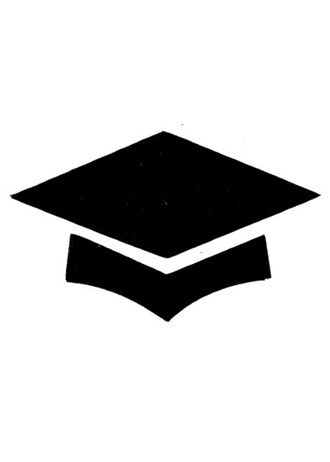 Graduation Cap Cutout Template