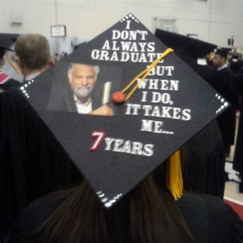 Graduation cap ideas with memes