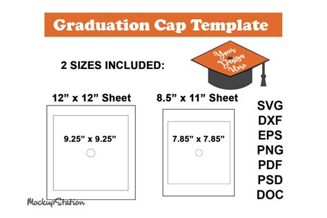 Graduation Cap Template 5