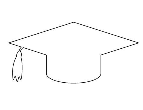 Graduation Cap Template Design