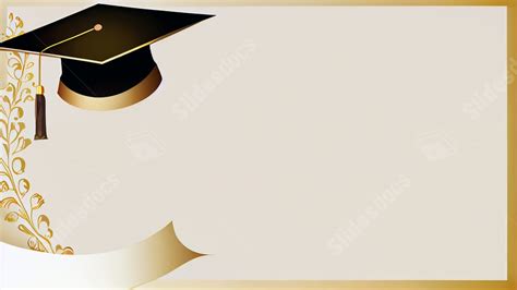 Graduation Cap Template PowerPoint