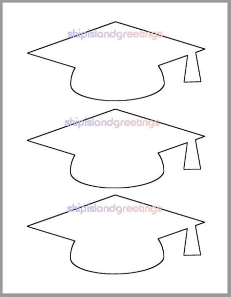 Graduation Cap Template Printable