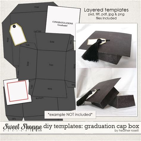 Graduation cap template tutorial