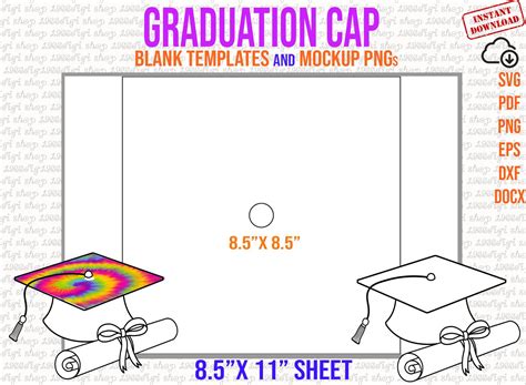 Graduation Cap Topper Templates Free