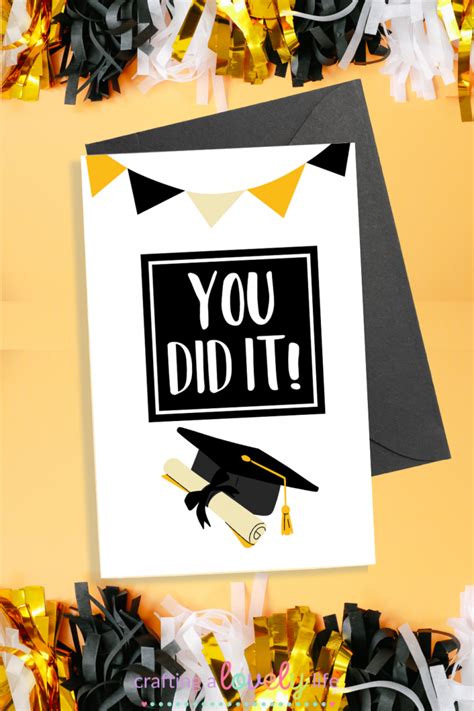 Example of a graduation card template 1