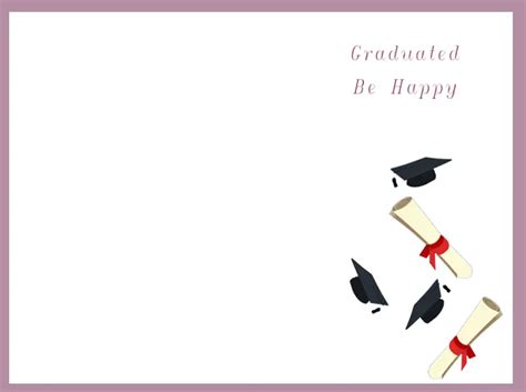 Graduation Card Template Resources