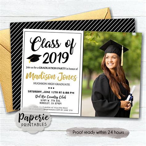 Graduation ceremony invitation design ideas