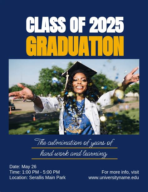 Graduation Flyer Template 1