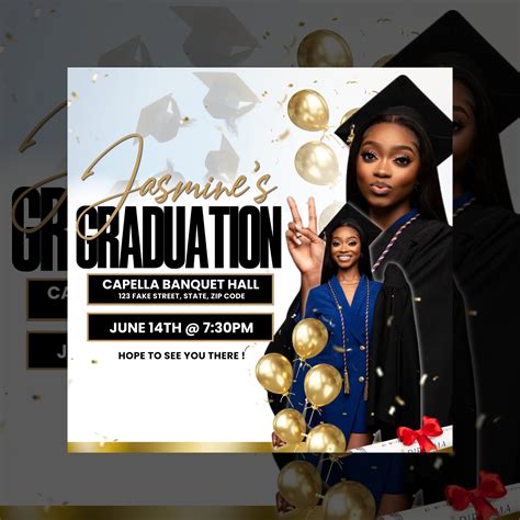 Graduation Flyer Template 8