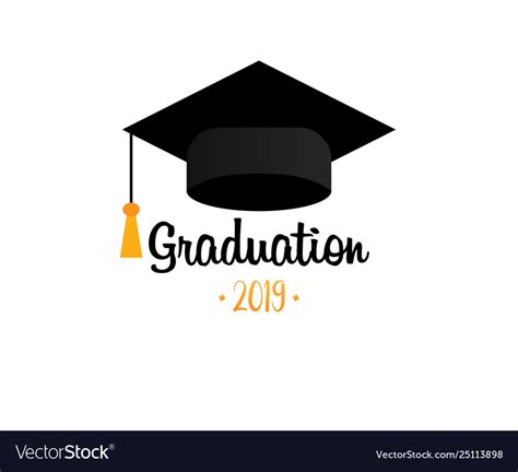 Graduation Hat Template Design