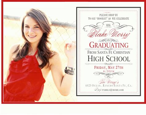 Graduation Invitation Ideas for High School