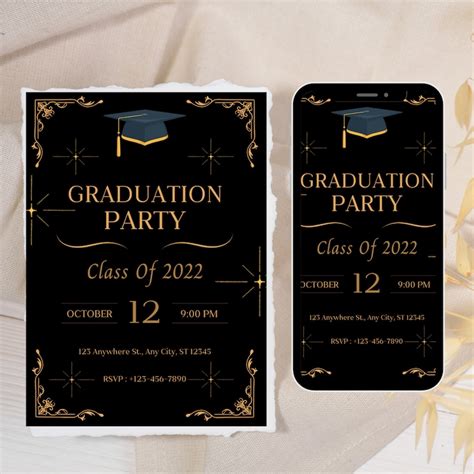 Graduation Invitation Template