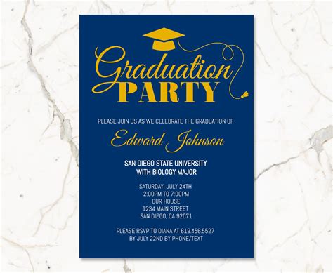 Graduation invitations image