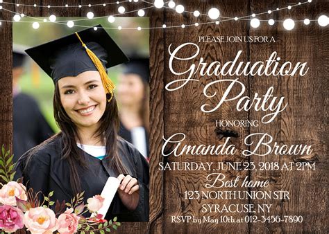 Graduation Party Invitation Digital