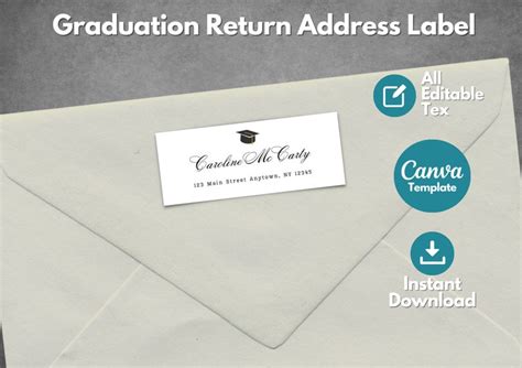 Graduation Return Address Labels