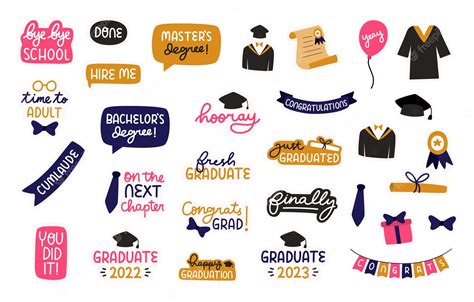 Graduation Stickers for Parties