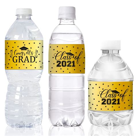 Graduation Stickers for Water Bottles