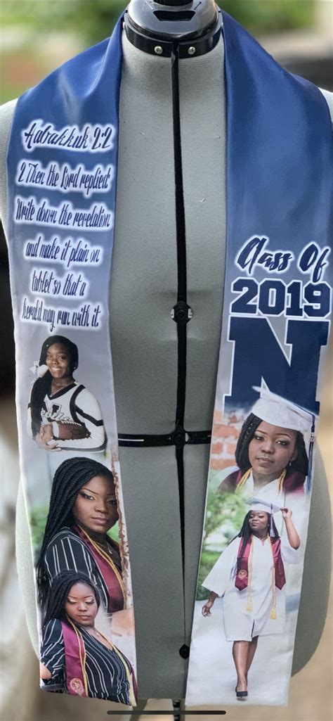 Graduation stole design options