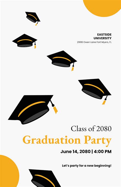 Graduation template closing