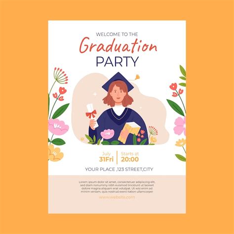 Graduation template design