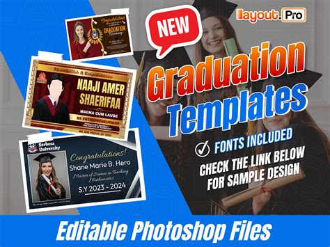 Graduation Template Layouts