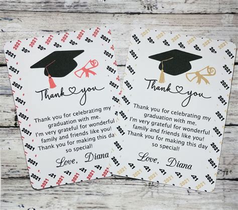 Graduation Thank-You Card Design