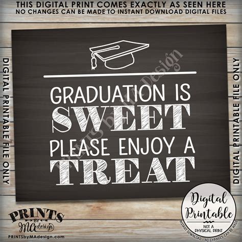 Graduation treat printables image