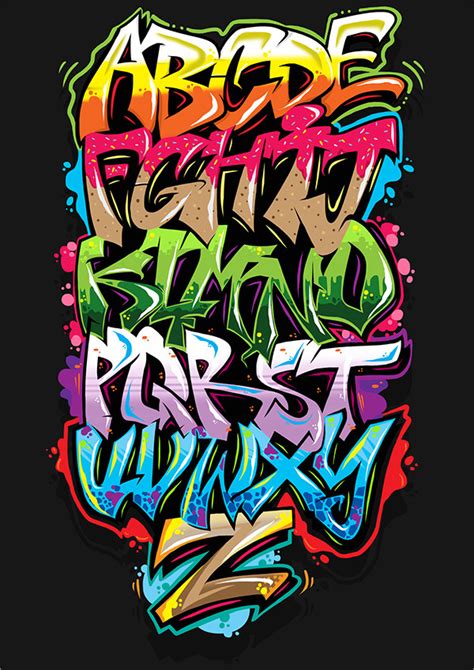 Graffiti Lettering Template