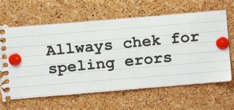 Grammar and Spelling Mistakes