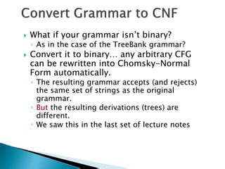 Grammar Conversion