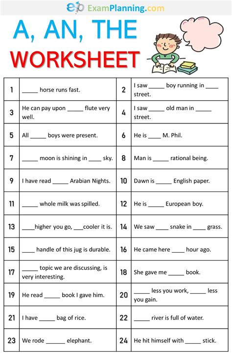 Grammar Practice Worksheets for ESL