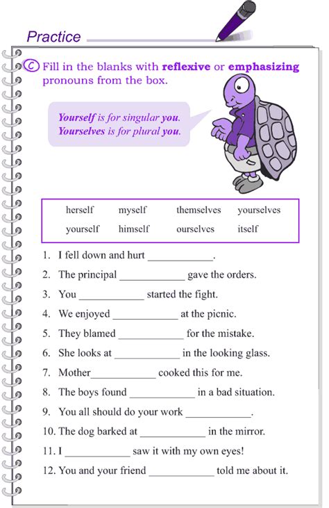 Grammar Worksheets for Grade 4