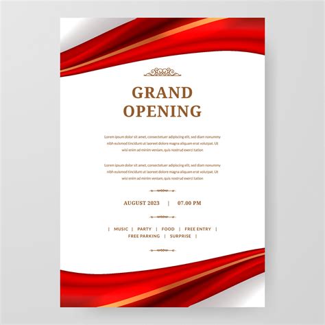 Grand Opening Announcement Key Elements