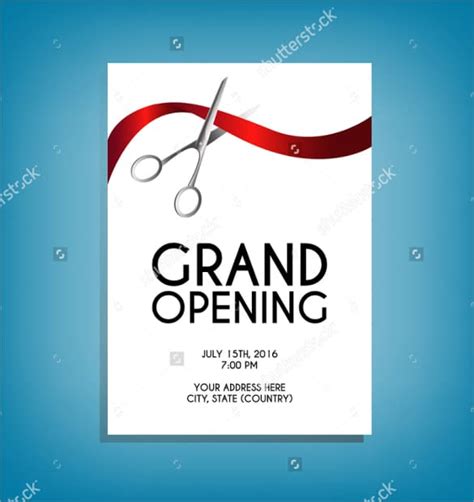 Grand Opening Flyer Template in Word