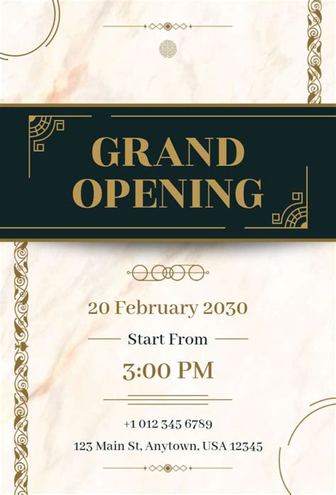 Grand Opening Invitation Idea 1