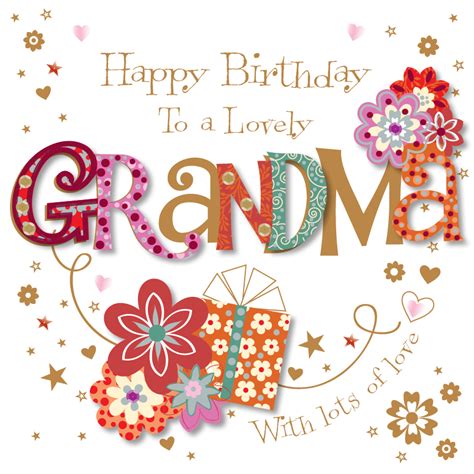 Grandma's Birthday Card Ideas