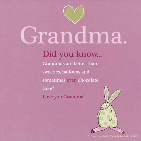 Grandma Birthday Card Sayings