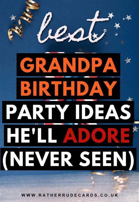 Grandpa Birthday Ideas