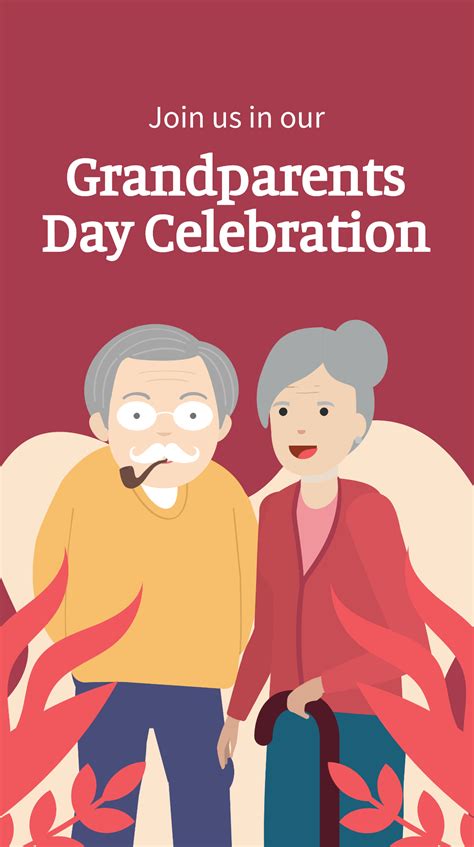 Grandparents Day invitation template