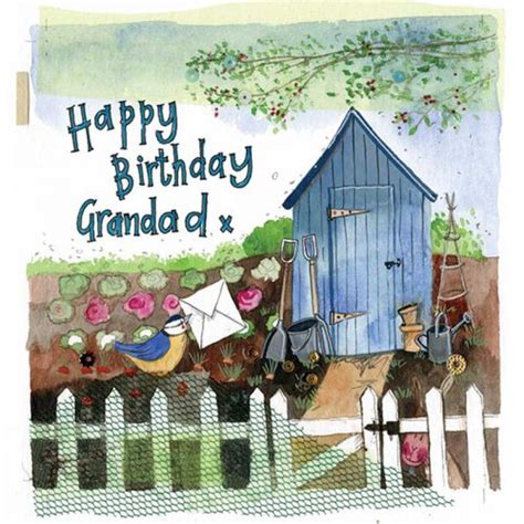 Grandpa's Garden Birthday Card