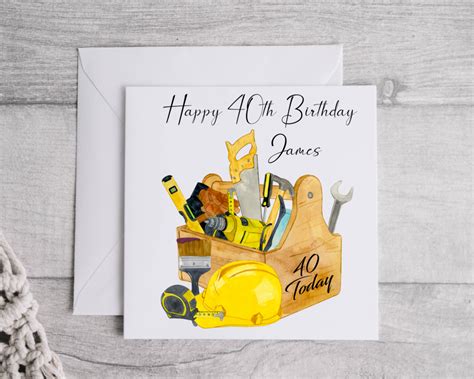 Grandpa's Toolbox Birthday Card