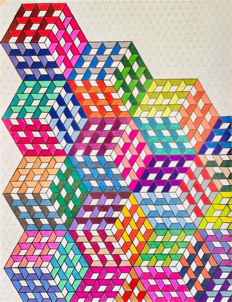 Graph paper art