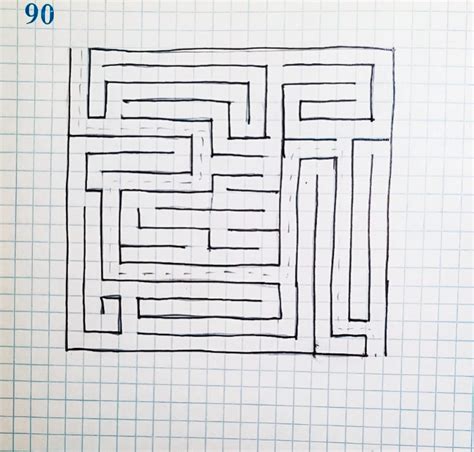 Graph Paper with Axis for Mazes and Puzzles