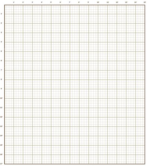 Architectural Graph Paper Template