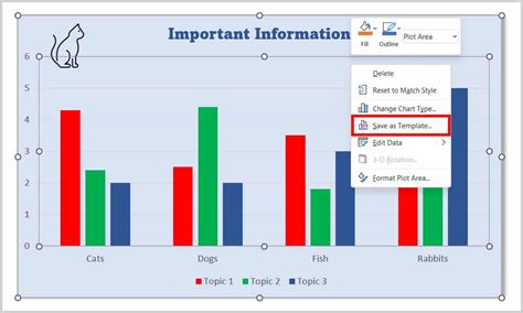 Graph templates for Microsoft Word