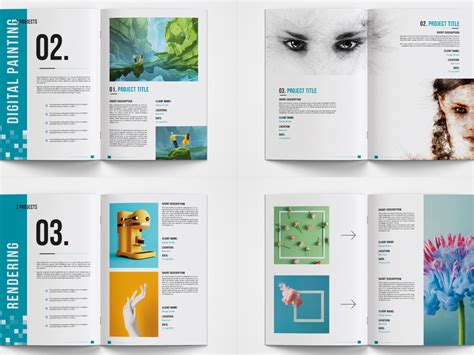 Graphic Design Portfolio Template Example 4