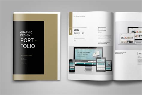 Graphic Design Portfolio Template Example 8