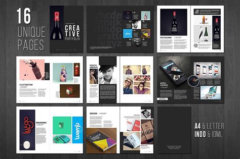 Graphic Design Portfolio Template Example 9