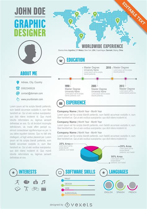 Graphic Design Resume Template 10